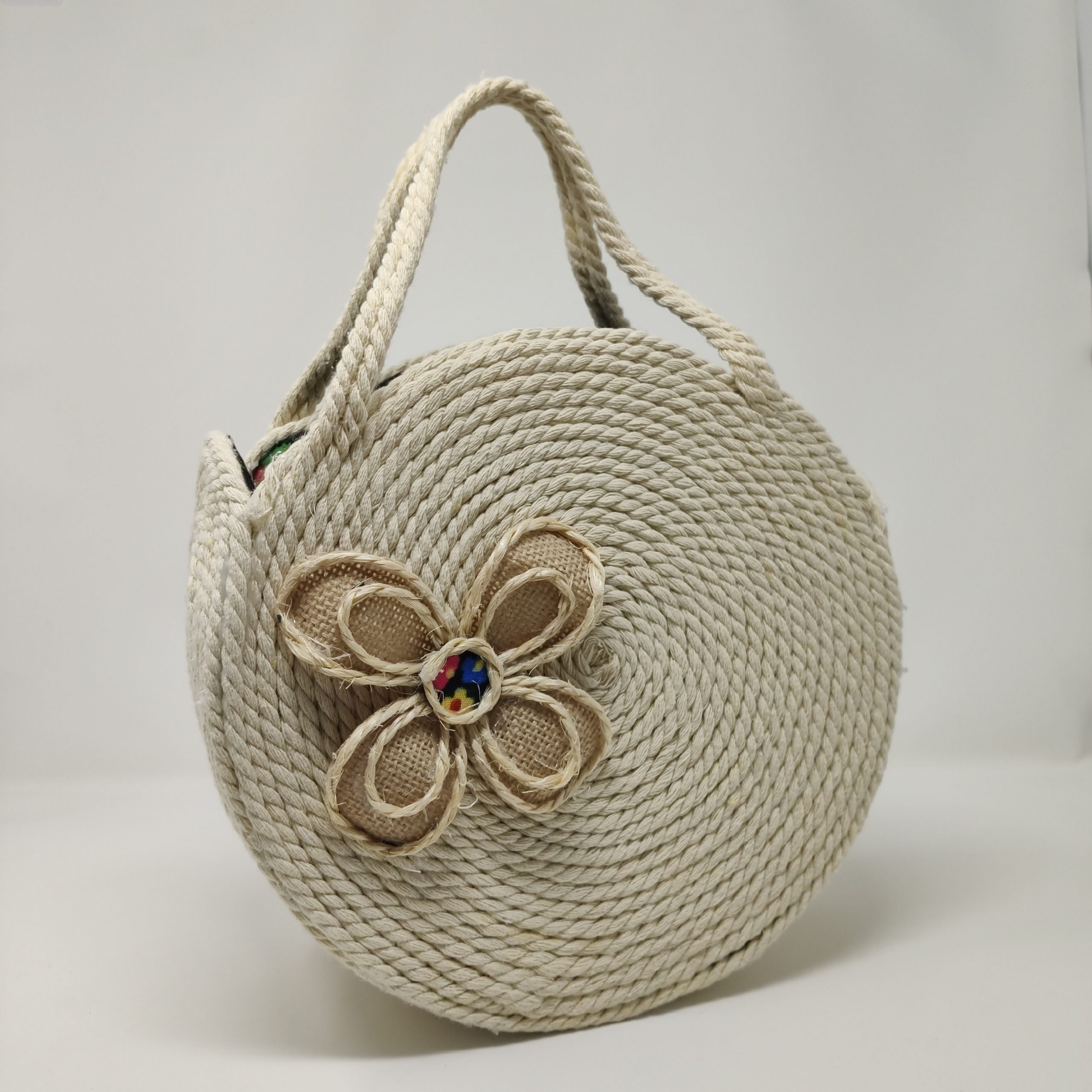 Bolso Rafia Beige
