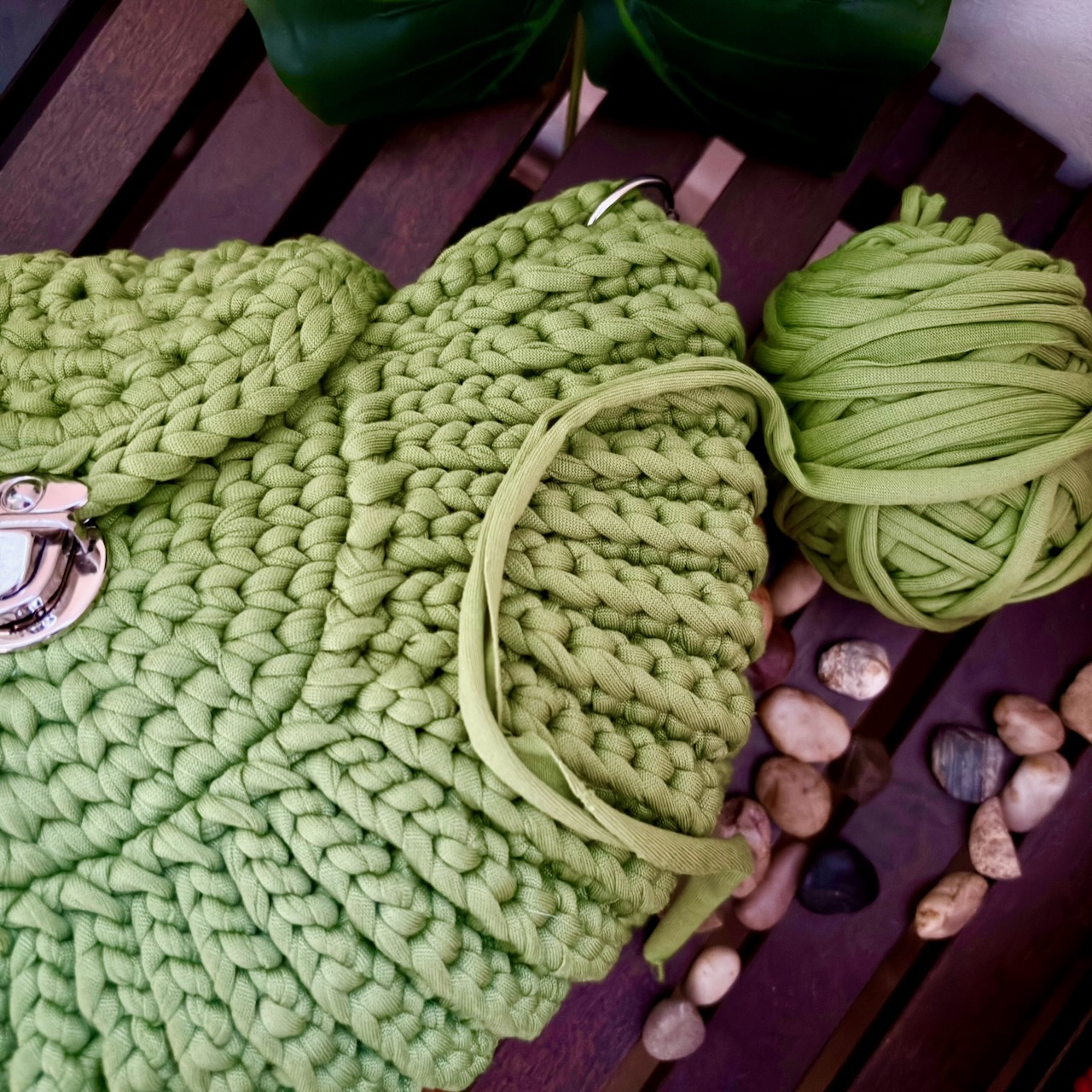 Trapillo verde de mano