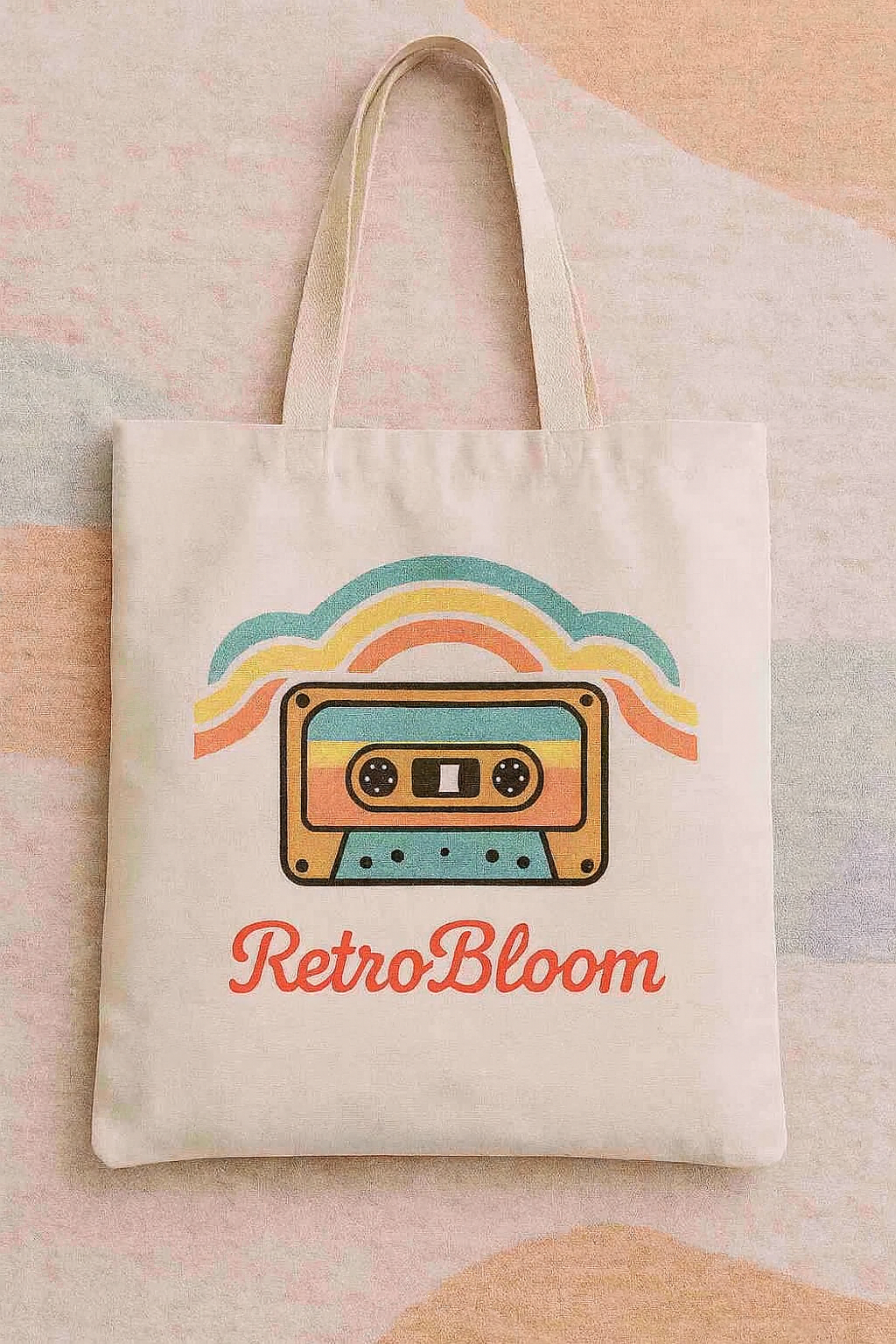 Retro Cassette Tote Bag
